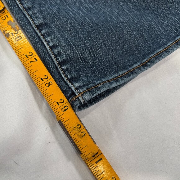 Silver Aiko bootcut thick stitch denim jeans women's 27 X 31   Lot A - Picture 3 of 7